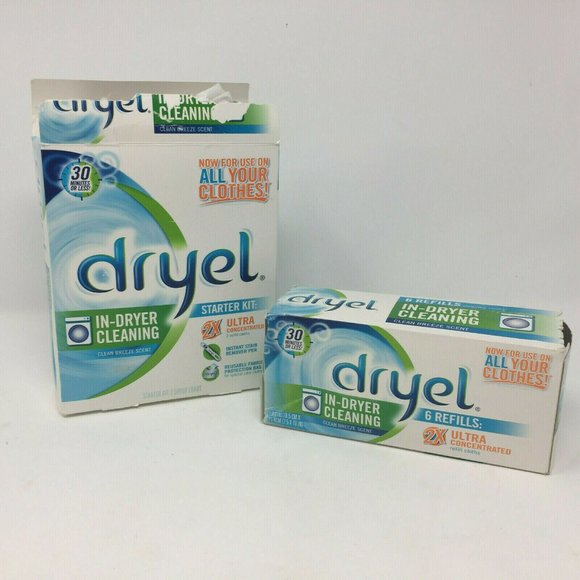 Dryel In-Dryer Cleaning Starter Kit Breezy Clean - Picture 1 of 4